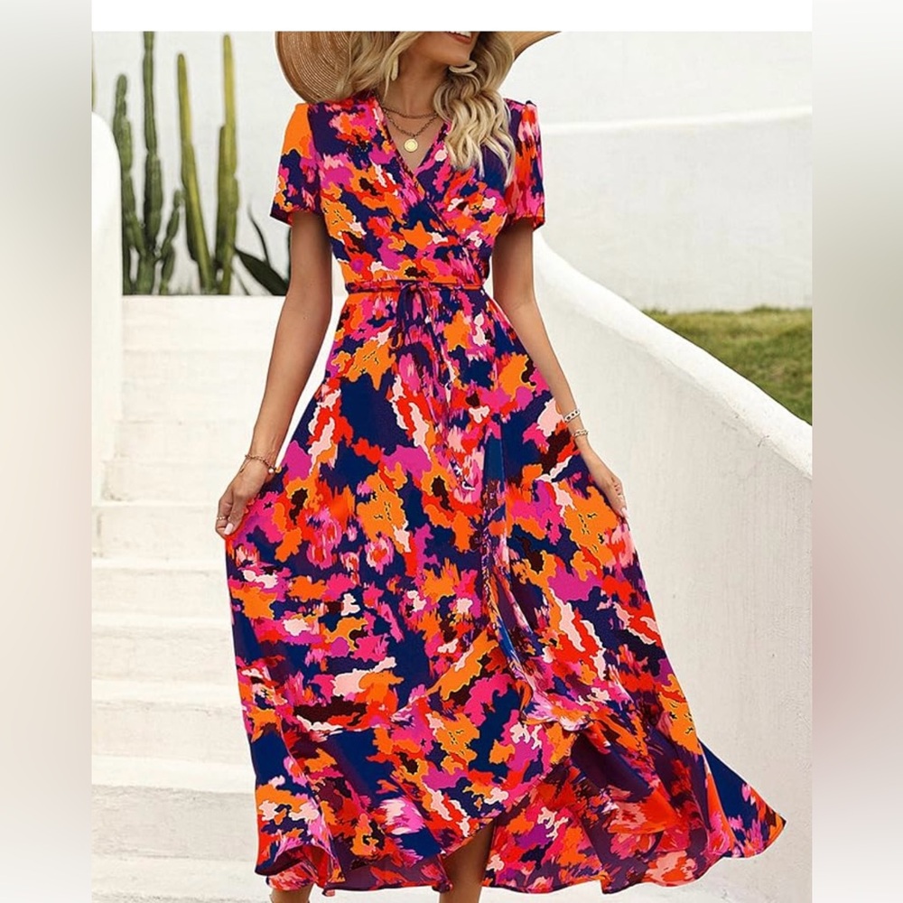 Floral Maxi Dress - HOT Spring Dress Deal!